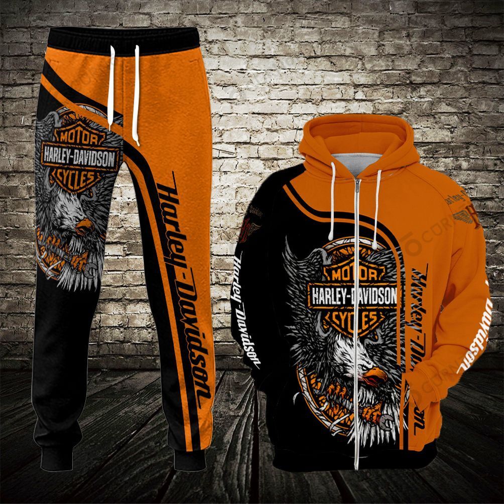 Harley Davidson Joggers/ Hoodie 010