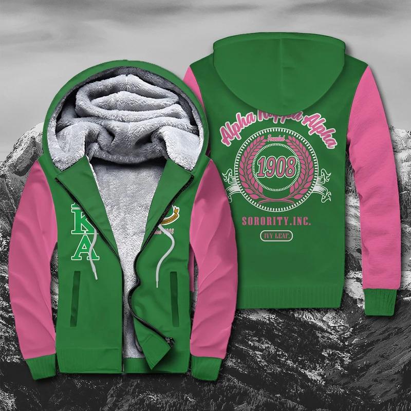 Greek Life Hoodie – Alpha Kappa Alpha Sherpa Hoodie – John Style J5