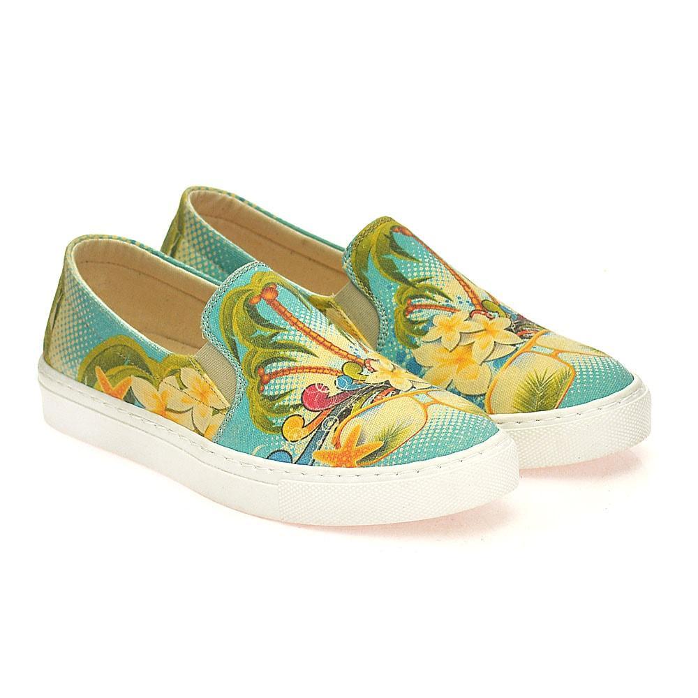 Tropic Island Slip On Sneakers Shoes Vn4413