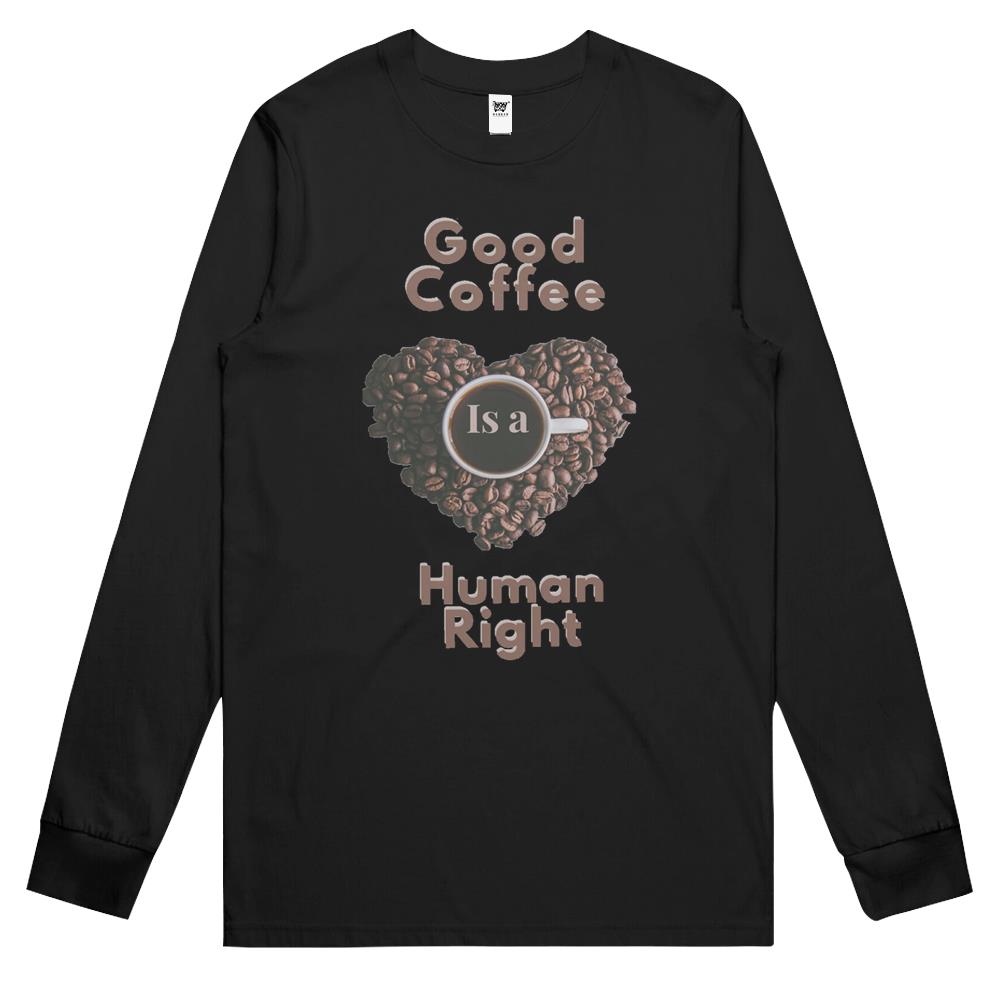 Good Iced Coffee Is A Human Right Essential1 (3) Long Sleeve T Shirts