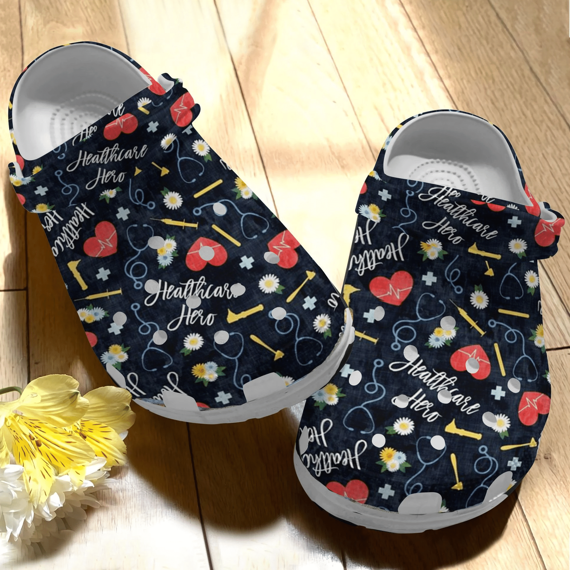 Healthcare Hero Nurse Shoes – Nurse Crocbland Clog Birthday Gift For Woman Man Boy Girl