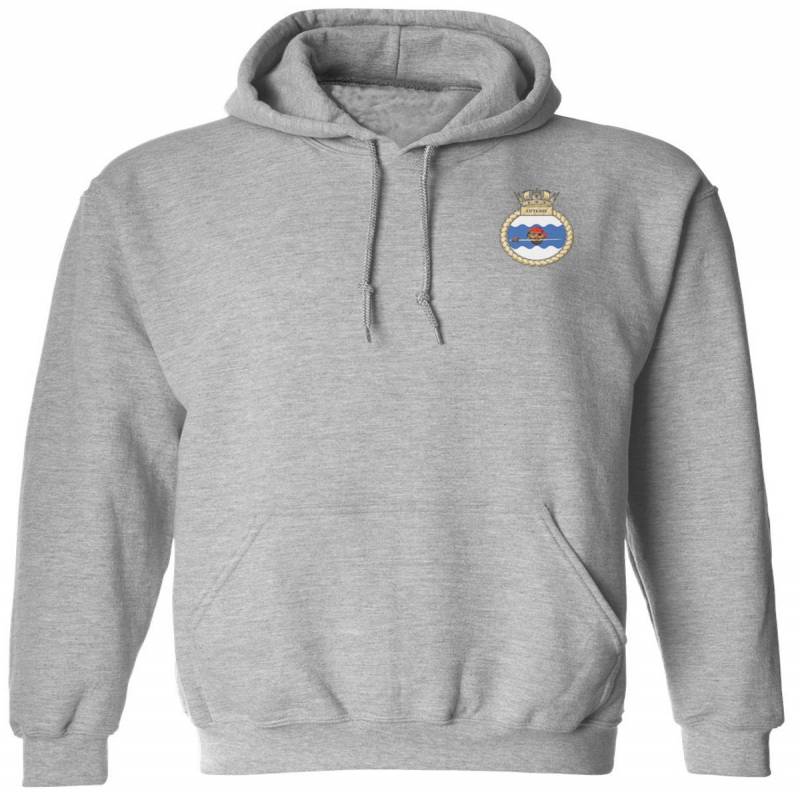 HMS Cutlass - Official Royal Navy Hoodie - Embroidered Logo - Intercept ...