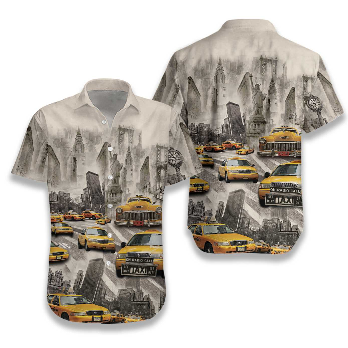 Taxicab Hawaii Shirt Unisex Adult Ha12822