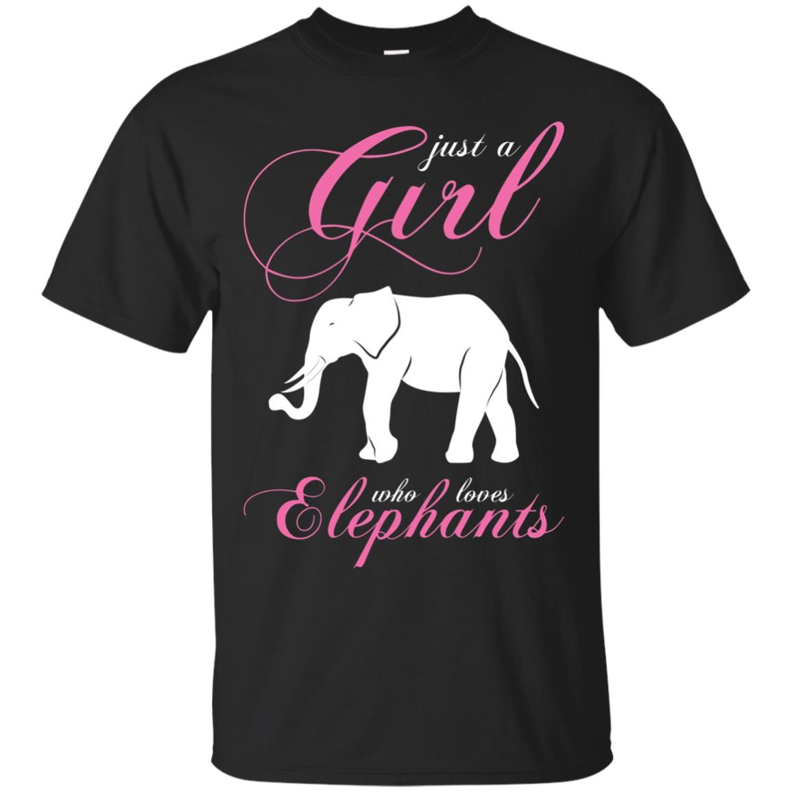 Just A Girl Who Loves Elephants Long Sleeve Shirt Gifts