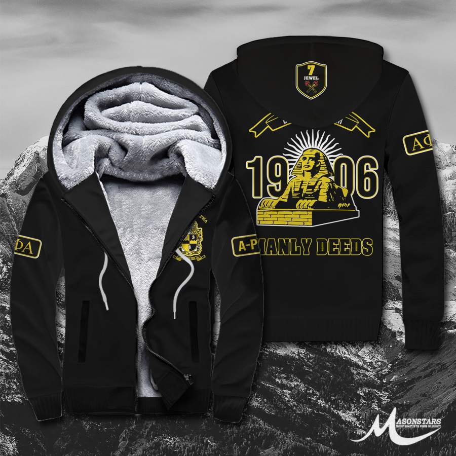 Alpha Phi Alpha Fleece Zip Hoodies 211020196