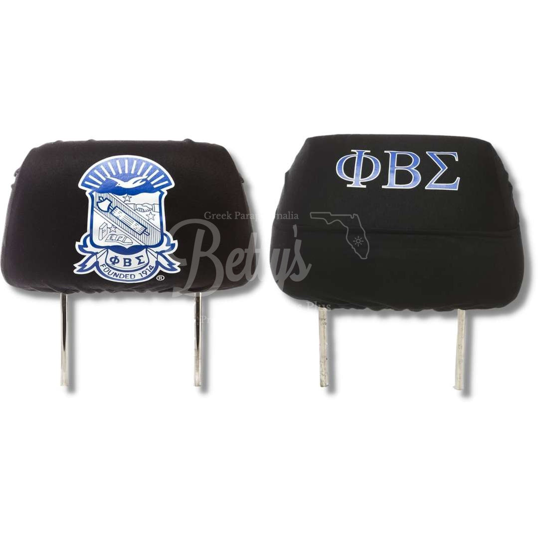 Phi Beta Sigma Φβς Greek Letters Car Seat Headrest Cover