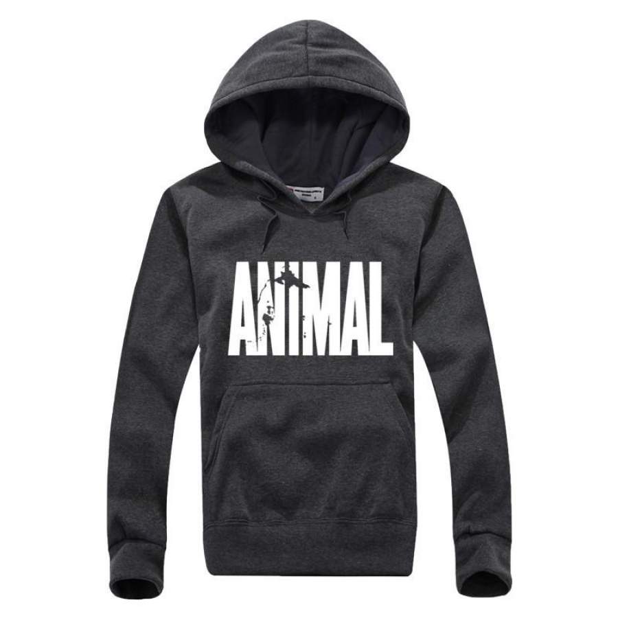 Animal Gray Hoodie