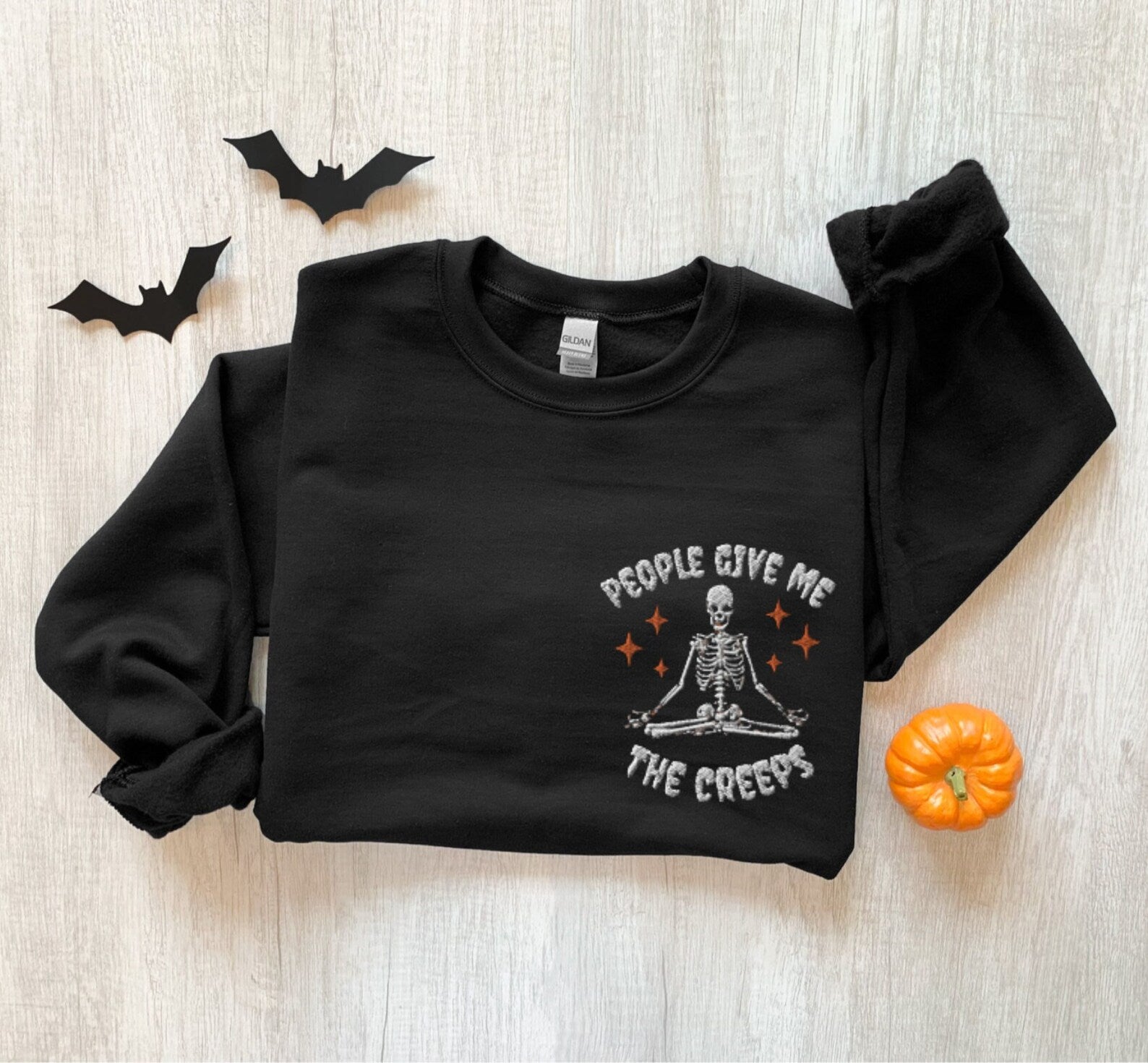 Dancing Halloween Embroidered Halloween Sweatshirt 2D Crewneck Sweatshirt All Over Print Sweatshirt For Women Sweatshirt For Men Sws3376