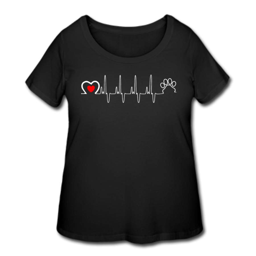 Animal Love Beat Women’s Curvy T-shirt