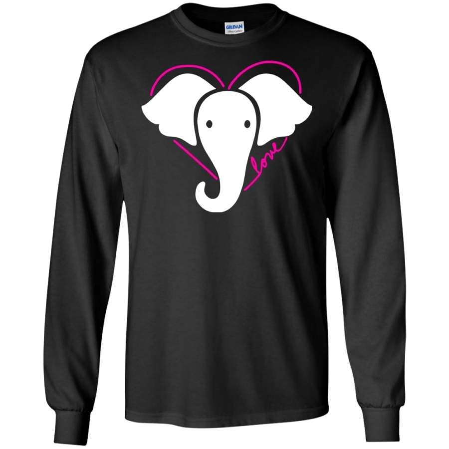 Be Kind and Love Elephants LS/Hoodie/Sweatshirt.