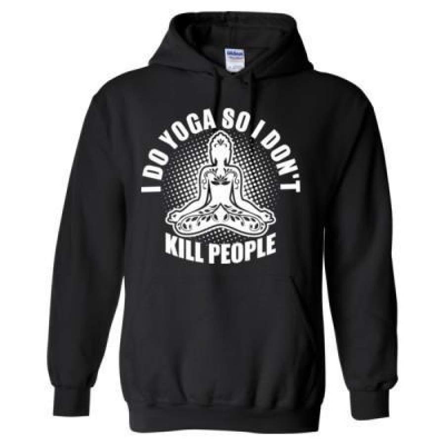 AGR I Do Yoga So I Do Not Kill People – Heavy Blend™ Hooded Sweatshirt