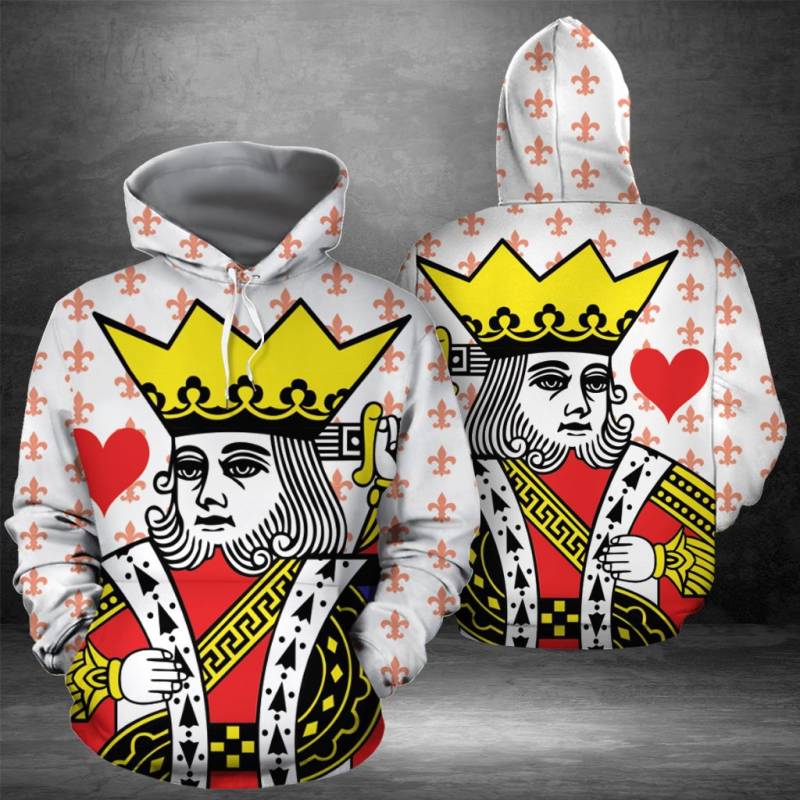King Of Heart H16901 - All Over Print Unisex Hoodie
