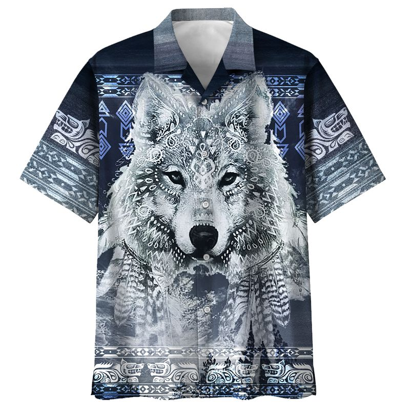 Wolf Hawaiian Shirt Pre11662