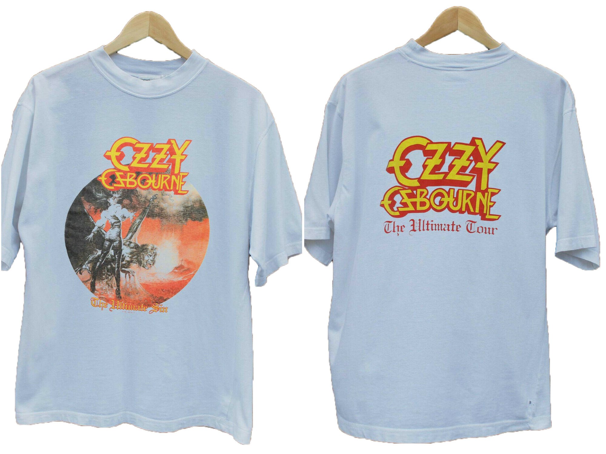 Ozzy Osbourne Vtg 1986 The Ultimate Sin| Band Reprint T-Shirt