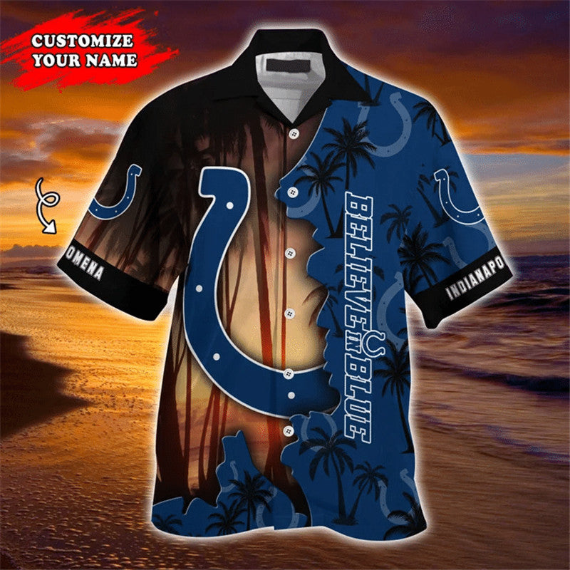 Hot Indianapolis Colts Hawaii Shirt Customize Your Name Ha71712