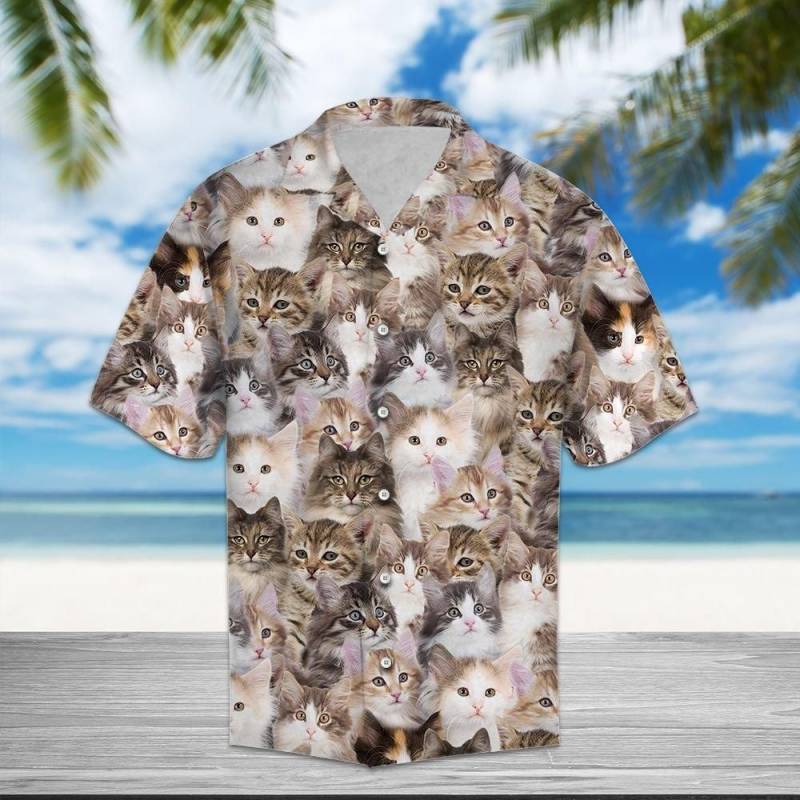 Artsyhomes Norwegian Forest Cat Awesome Hawaiian Ha22933