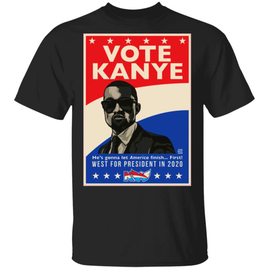 Vote Kanye West For President In 2020 Shirt