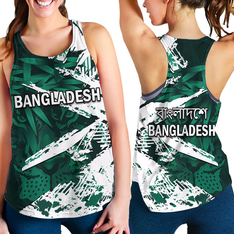 Bangladesh Cricket Team Women Racerback Tank Special Bangla Tigers Lt9