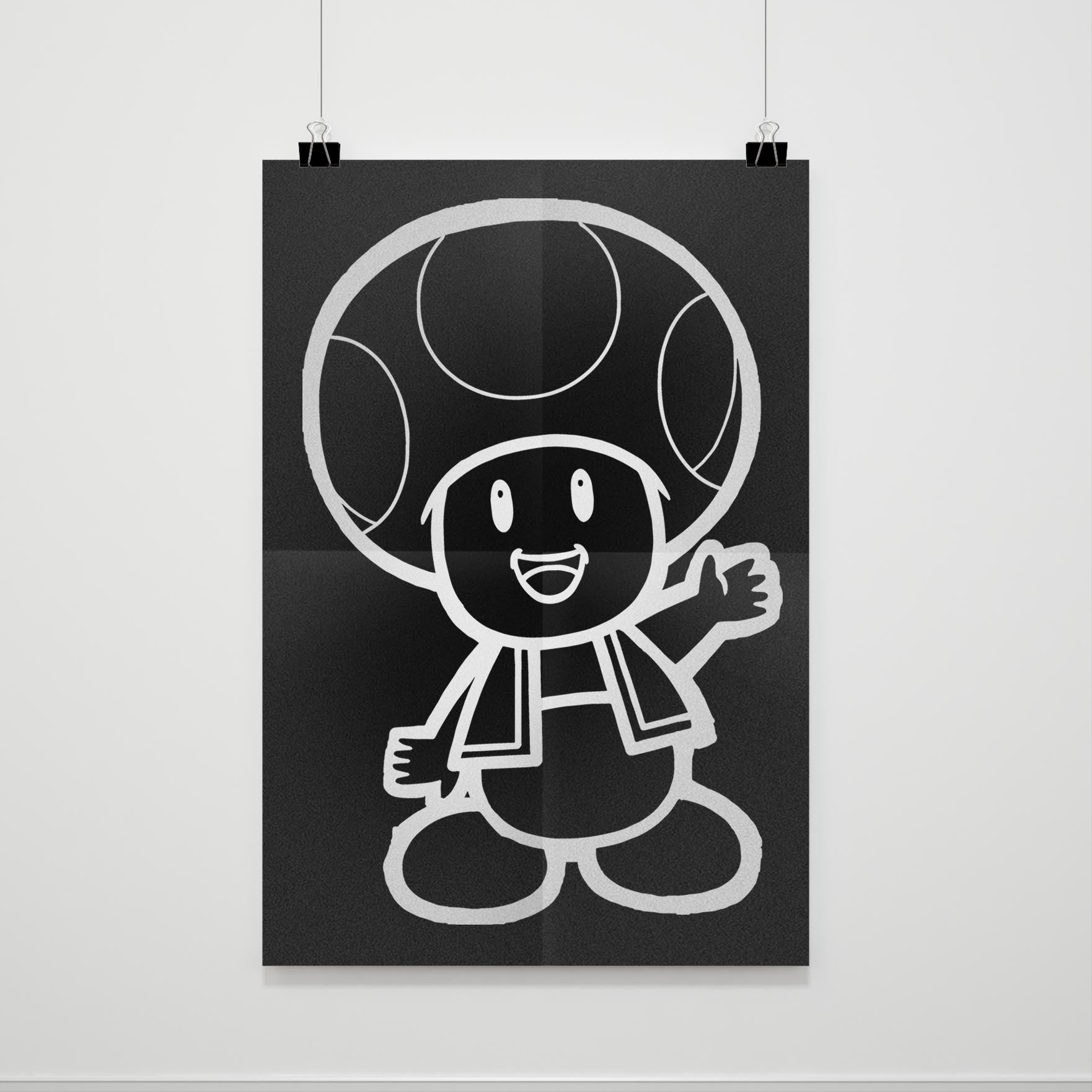 Super Mario Brothers Mushroom Poster