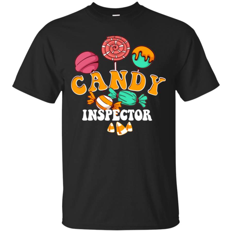 Candy Inspector Sarcastic Adult Humor Costume Funny Halloween Shirt