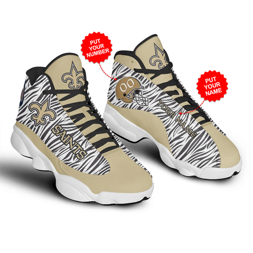 New Orleans Saints Football Personalized Air Jordan 13 Shoes Sport Sneakers