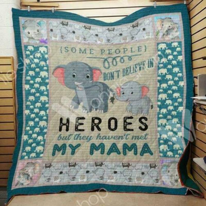 homesweetquilt – Elephant Some People Don’T Believe In Heroes fleece blanket, Small, Medium, Large, X-large, hf1108