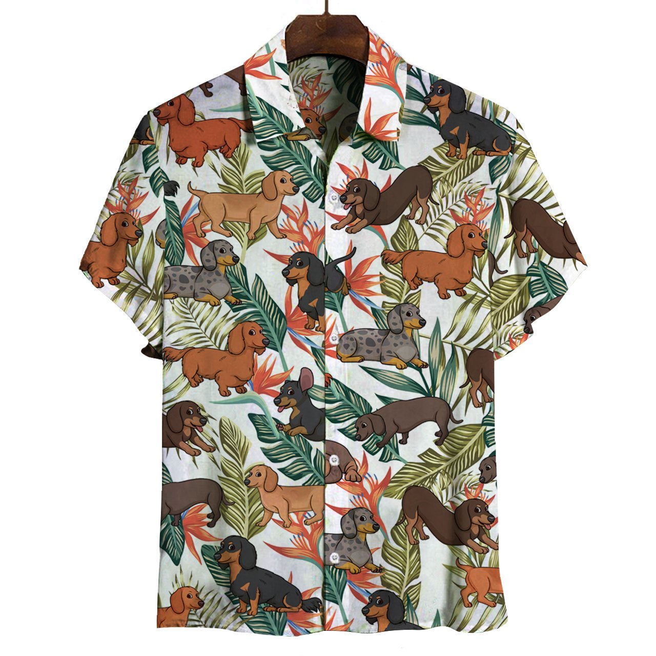 Dachshund Hawaii Shirt Ha45661