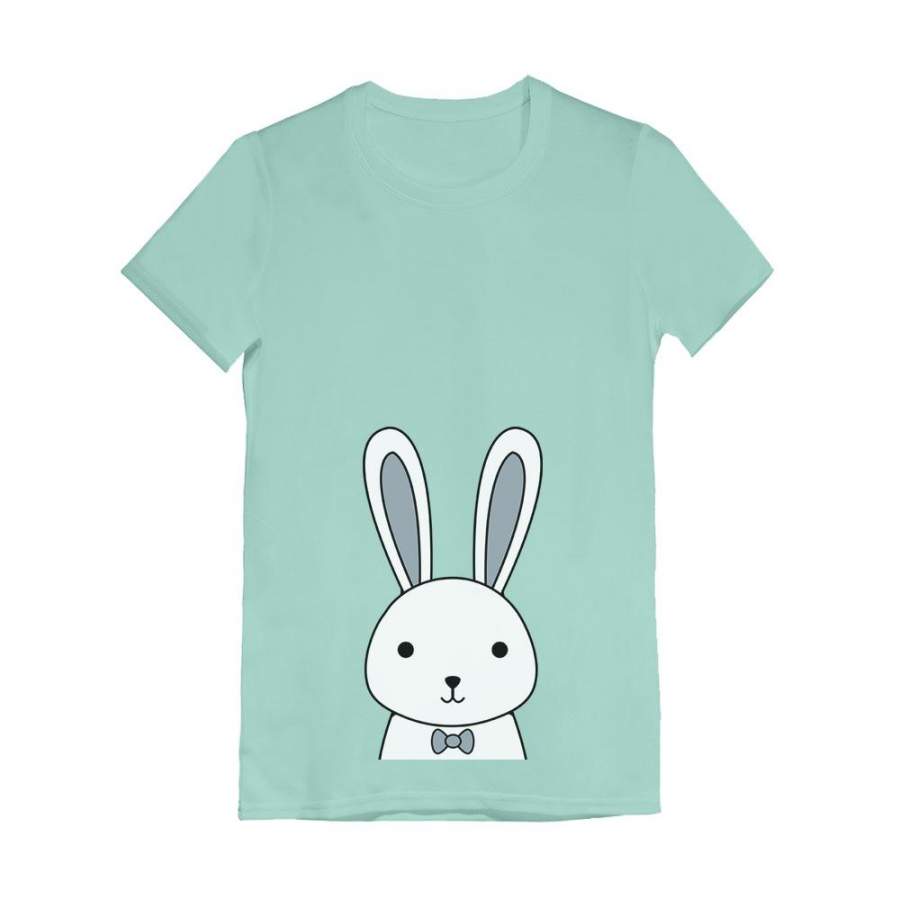 Cute Easter Bunny Rabbit Gift Idea Infant Girls’ Fitted T-Shirt