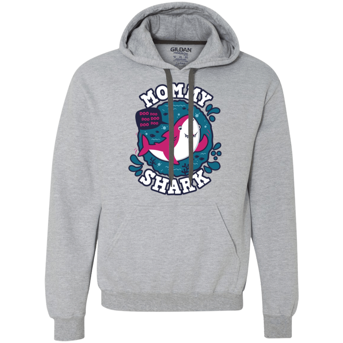 Shark Family Trazo – Mommy Premium Fleece Hoodie