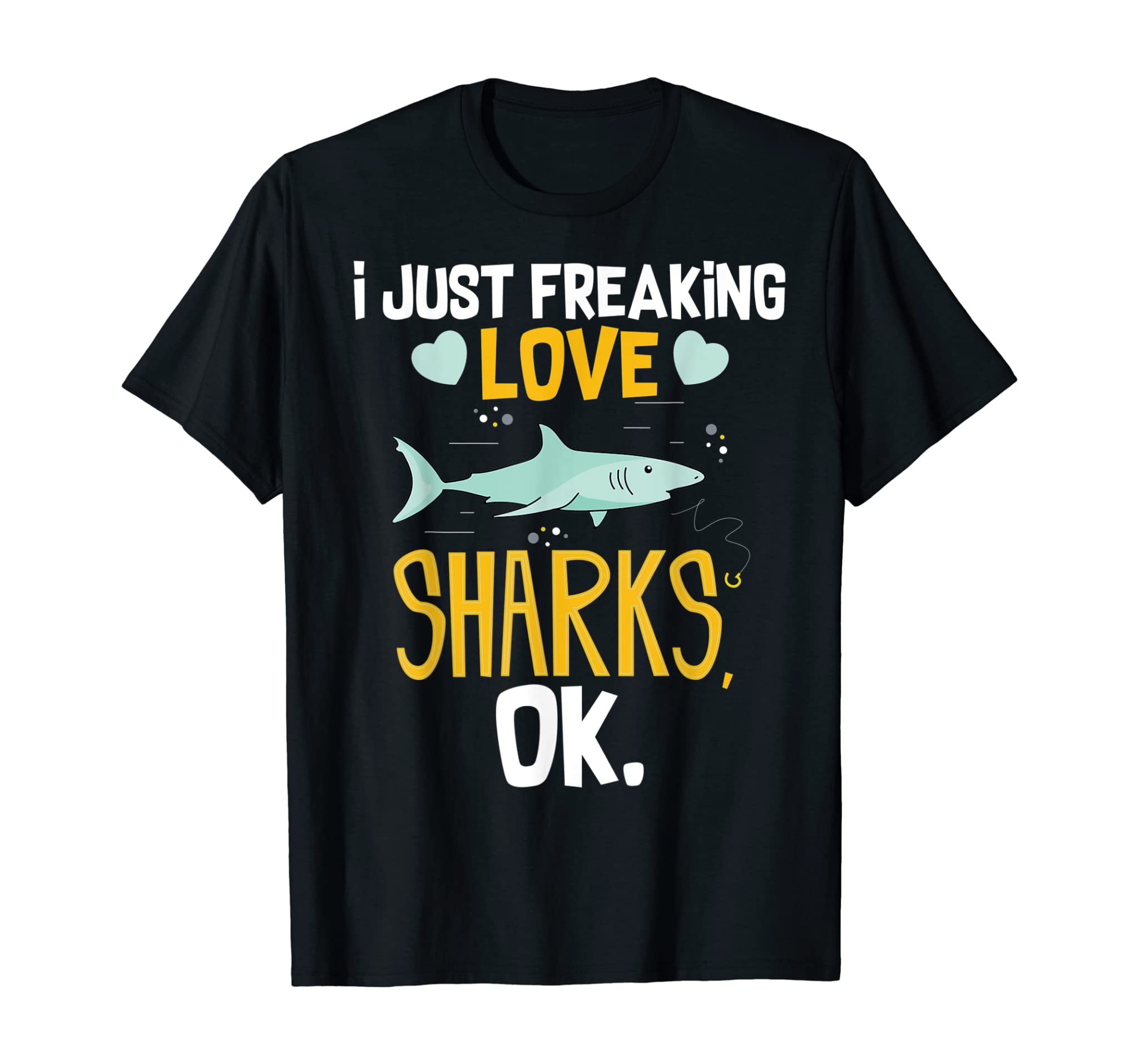 Funny Shark Lover Quote Ocean Swim Marine Summer Gift Idea T-Shirt