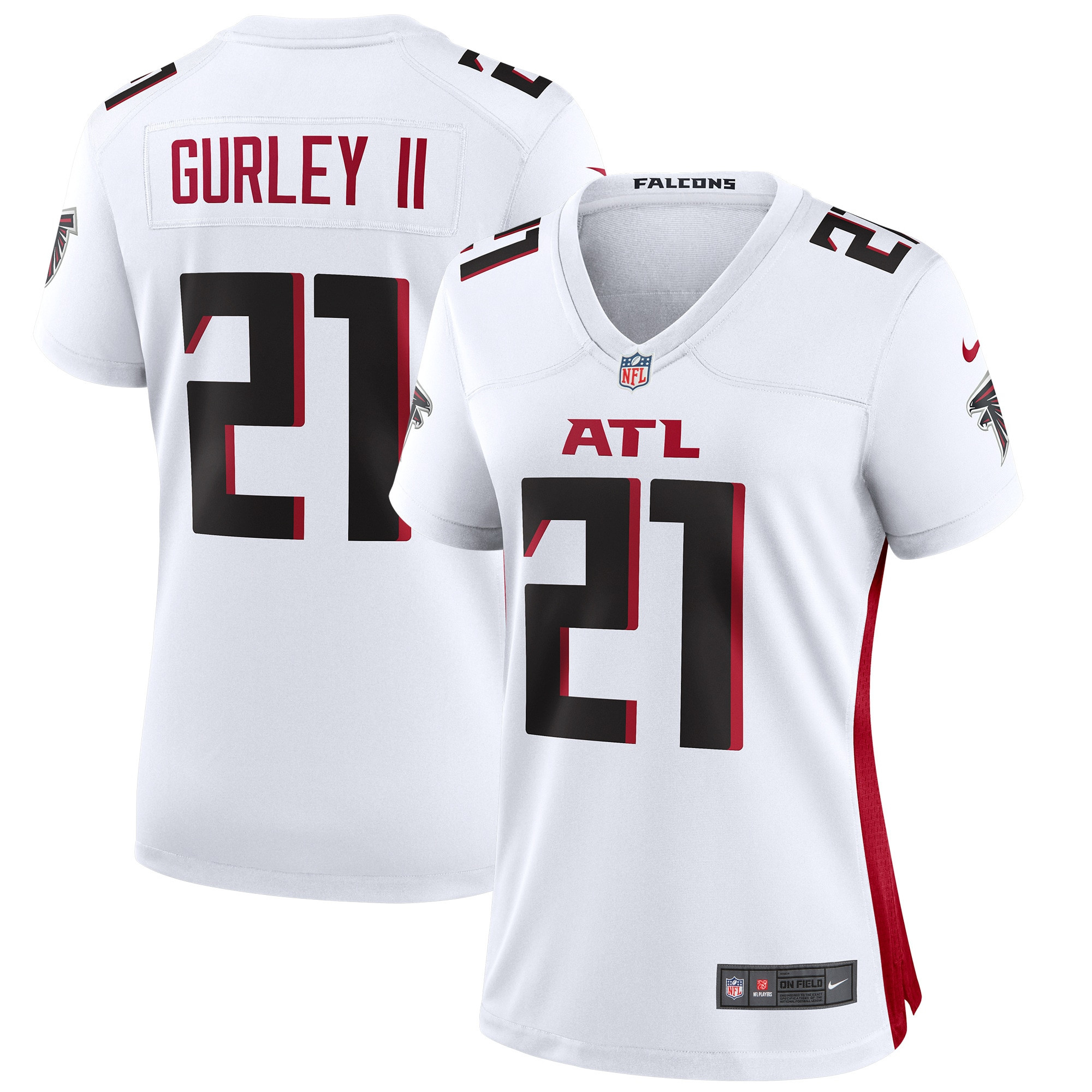 Todd Gurley Ii Atlanta Falcons Womens Game Jersey White NFL