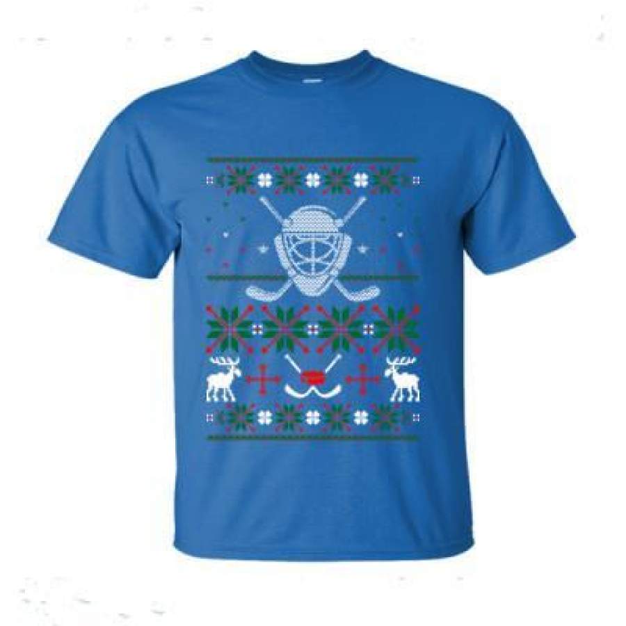 AGR Ice Hockey Ugly Christmas Sweater – Ultra-Cotton T-Shirt