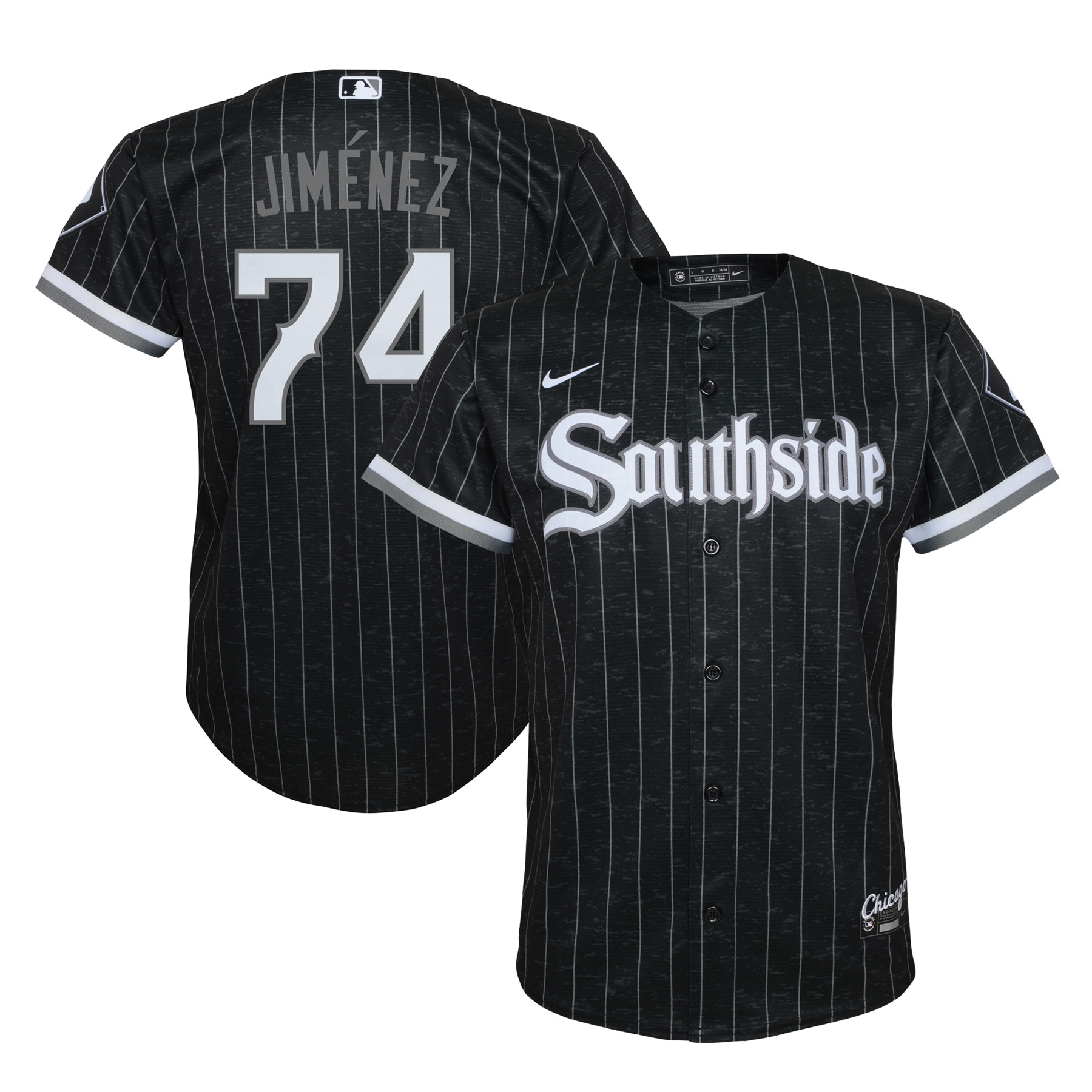 Youth Chicago White Sox Eloy Jimenez Black City Connect Player Jersey