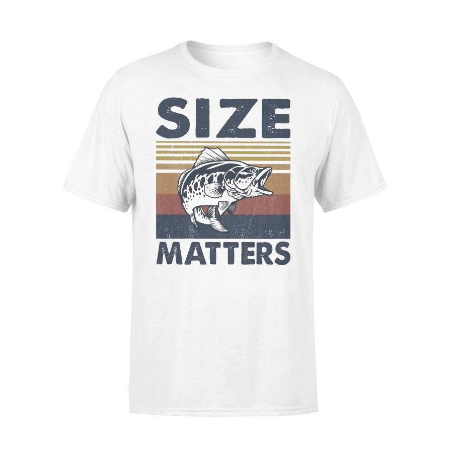 Fishing Size Matters Vintage T-shirt