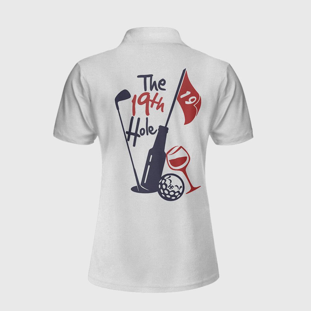 The 19Th Hole Golf Short Sleeve Women Polo Shirt Coolspod