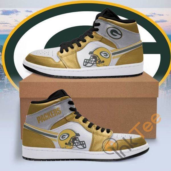 Green Bay Packers Sport Custom Sneakers It1093 Air Jordan Sneaker Air Jordan High Sneakers