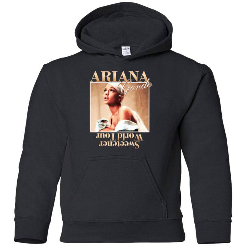 Ariana Grande World Tour Shirt G185b Gildan Youth Pullover Hoodie