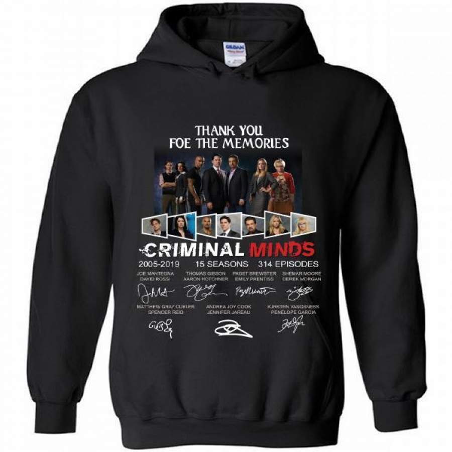 Criminal Minds Thank You For The Memories Hoodie T-Shirt