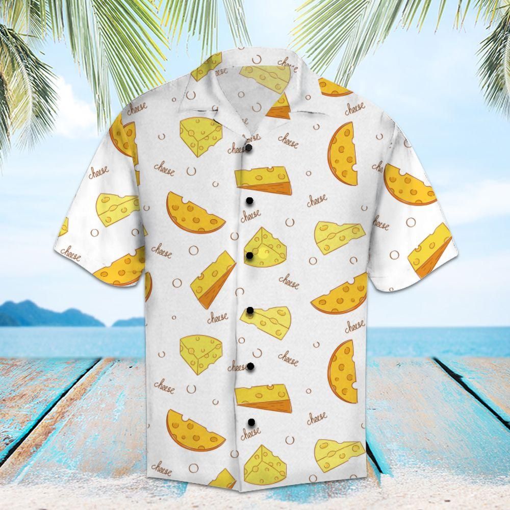 Amazing Cheese Aloha Hawaiian Shirt Colorful Short Sleeve Summer Beach Casual Shirt For Men And Women