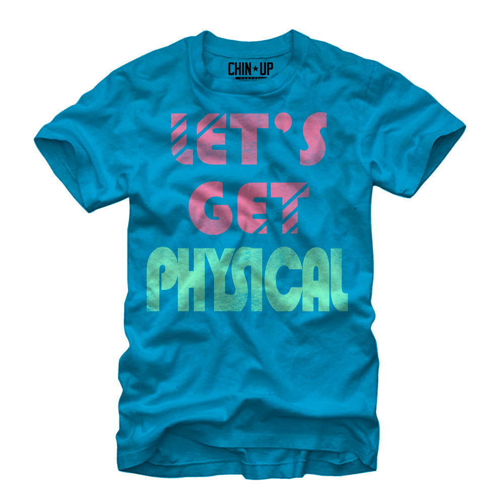 Chin Up Women’S Let’S Get Physical  Boyfriend Tee