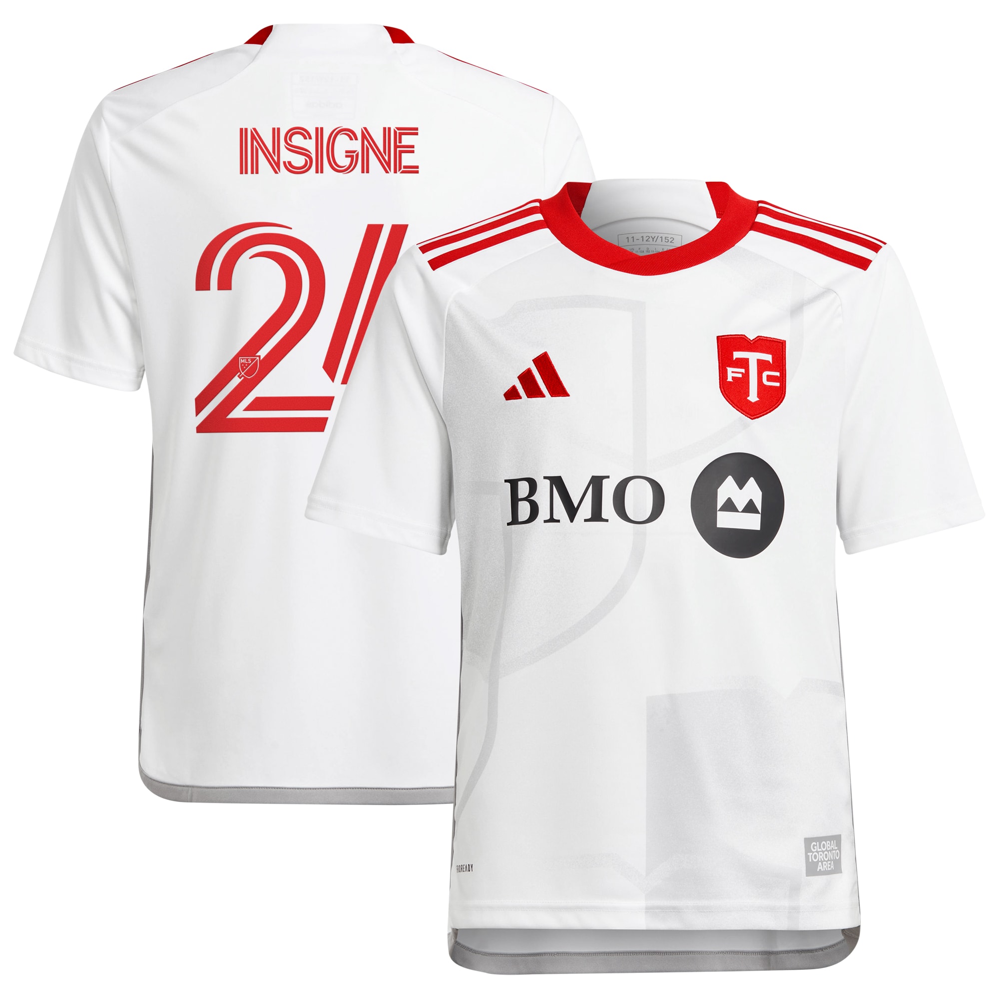 Lorenzo Insigne Toronto FC Youth 2024 GTA Kit Replica Player Jersey  White