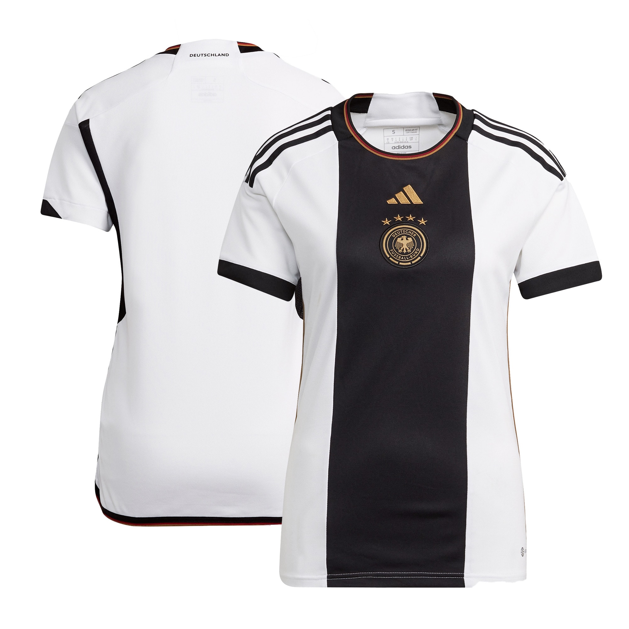 Germany National Team Women's 2022/23 Home Replica Jersey – White