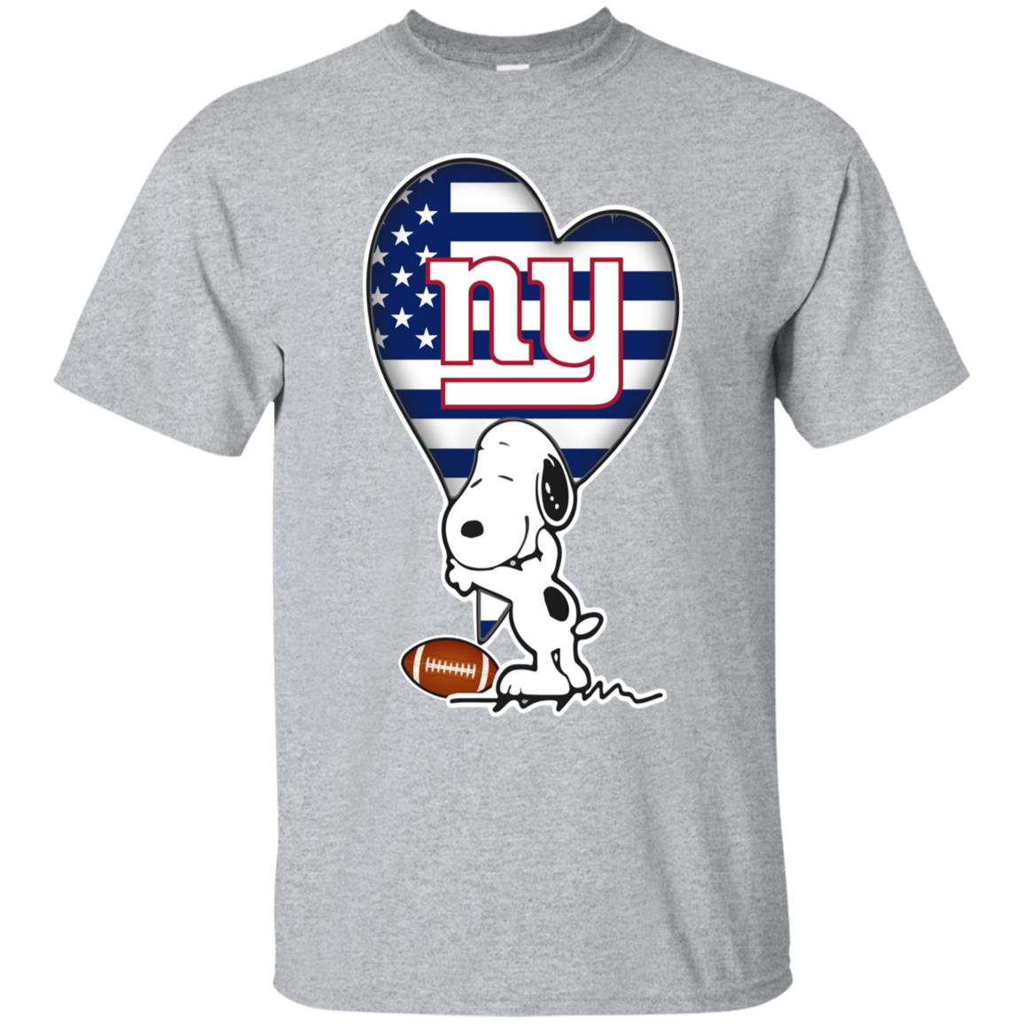 New York Giants Snoopy Football Sports Shirts | Rook Brand Clothing