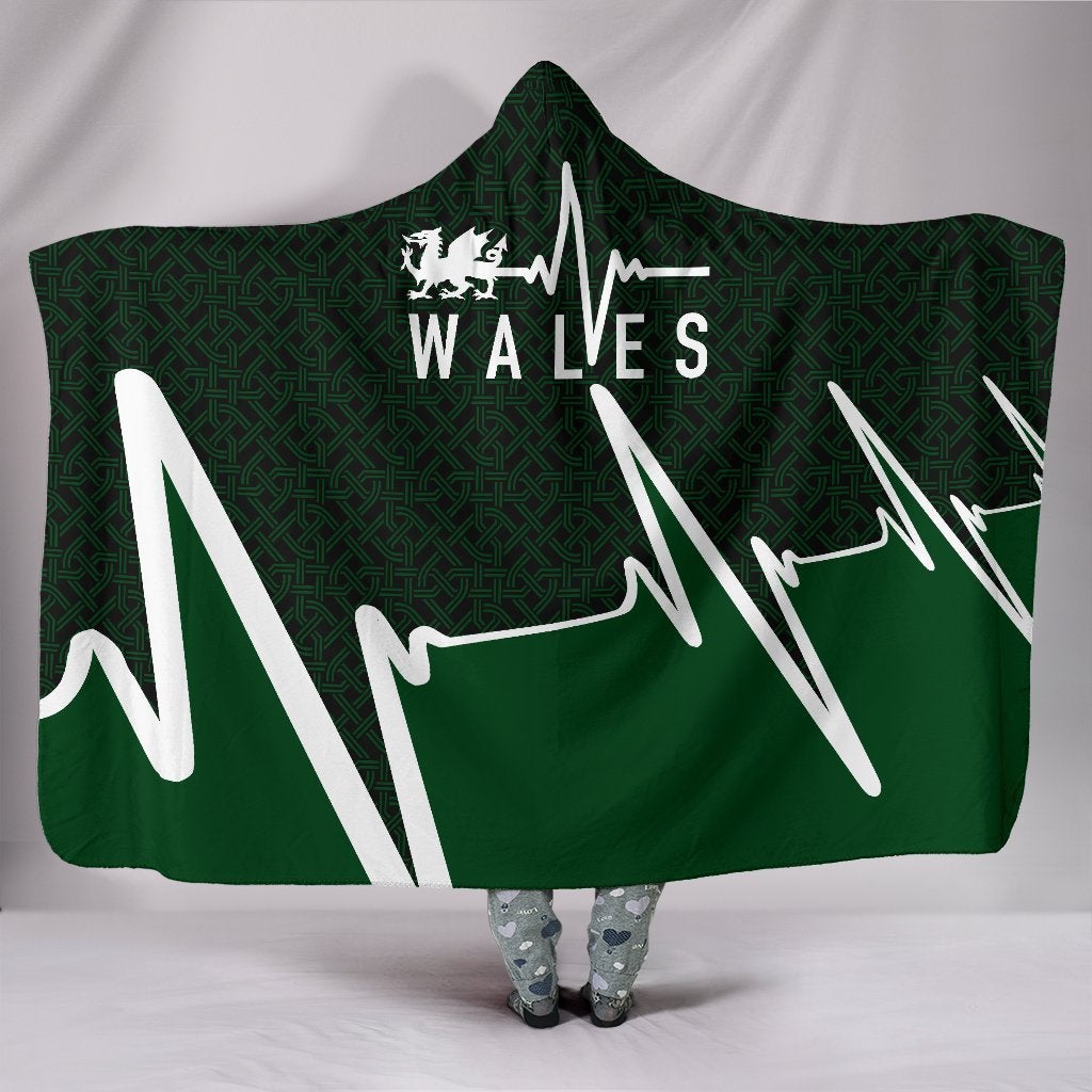 Wales Hooded Blanket Wales In My Heartbeat