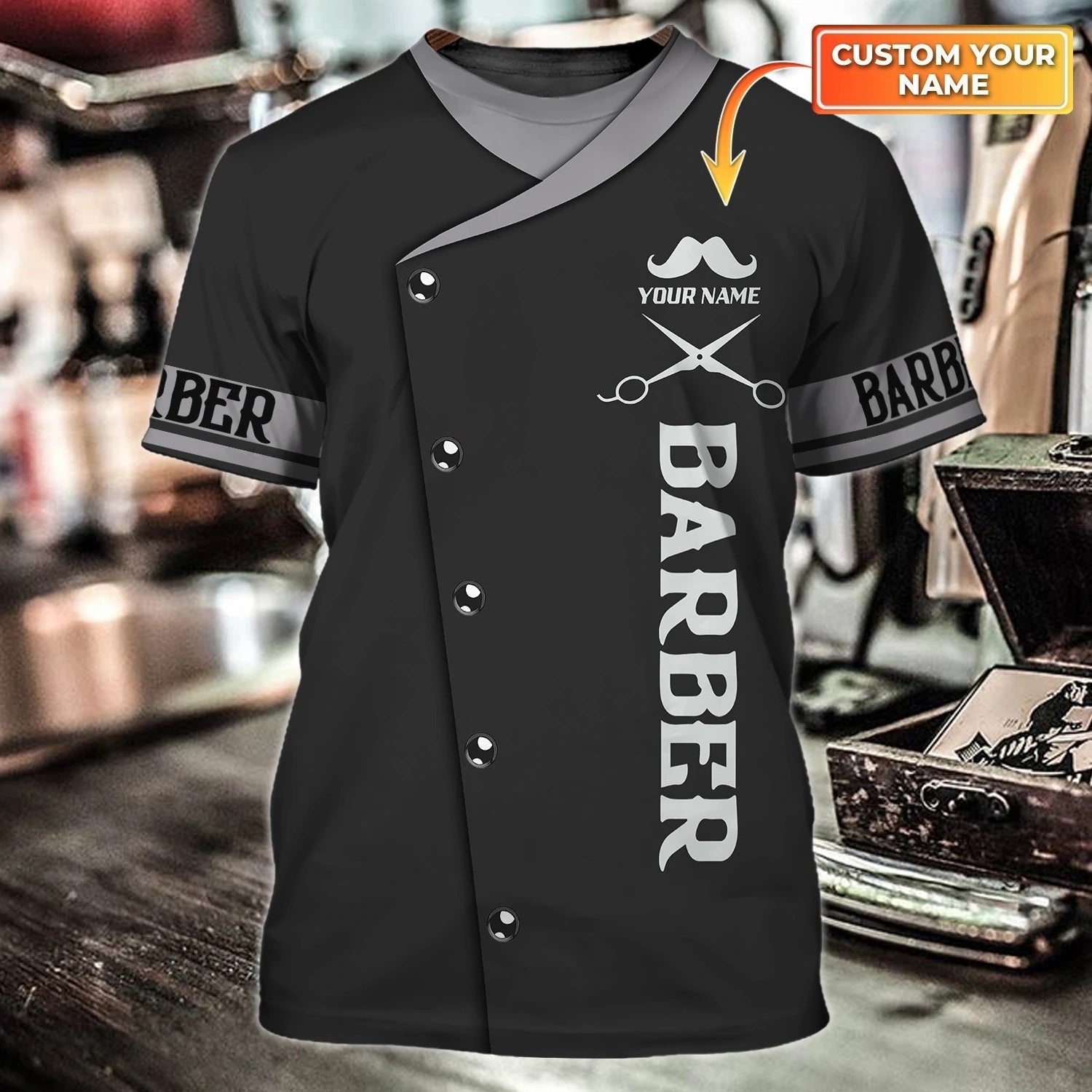 Custom Barber Tee Shirt, 3D Full Print Shirts For Barber, Best Gift For Barbers, Barber Shirt