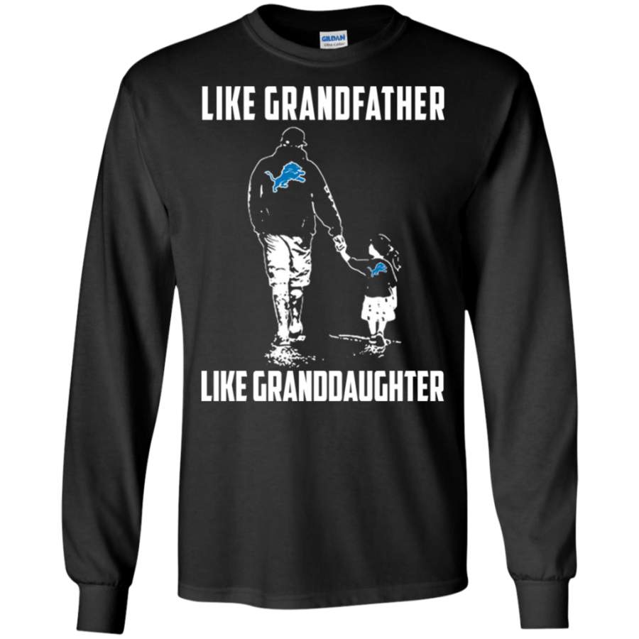 Amazing shirt Detroit Lions Like GrandFather Like GrandDaughter t shirt Ultra Cotton shirt