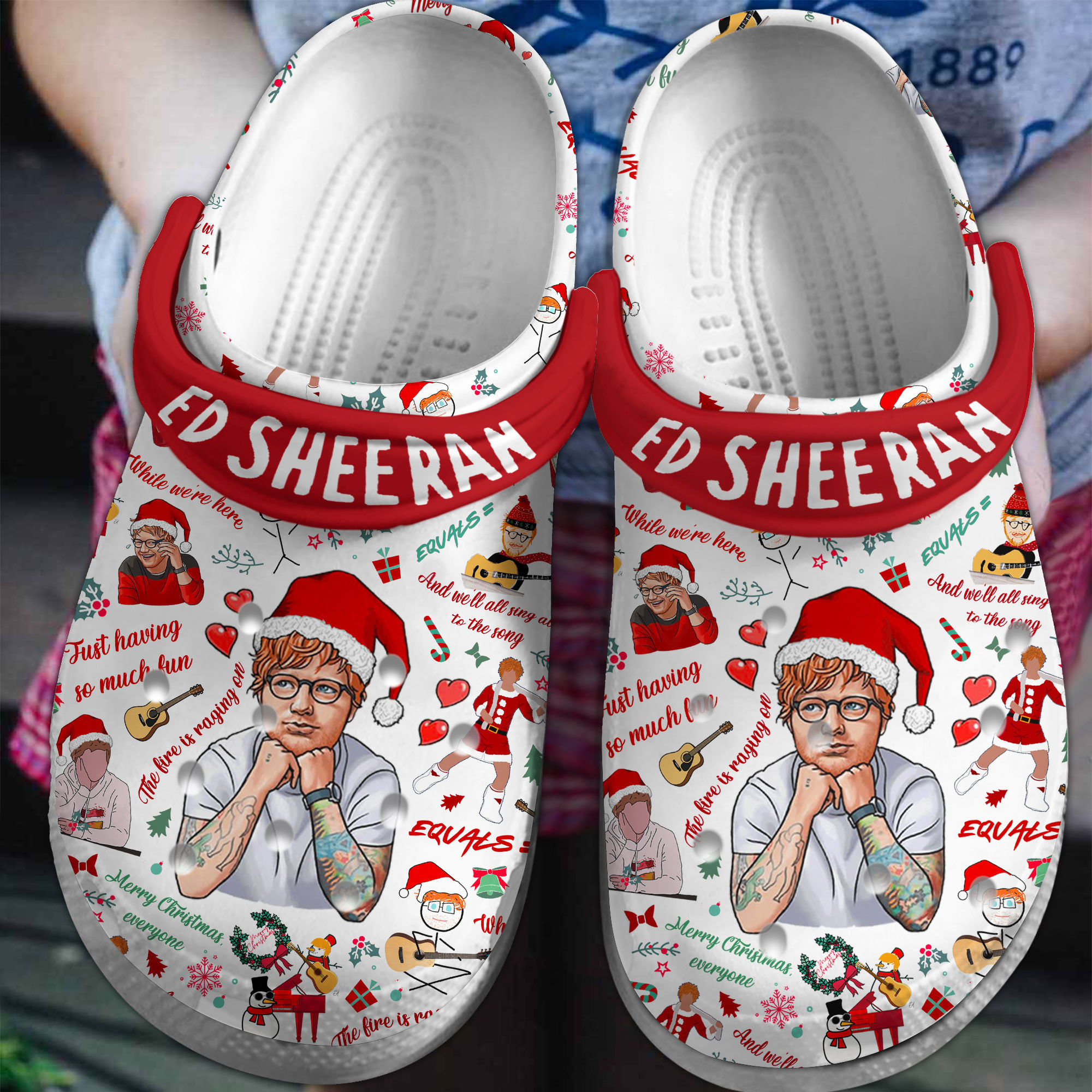 Ed Sheeran Crocss Clogs For Men Women And Kid T5I6W9We