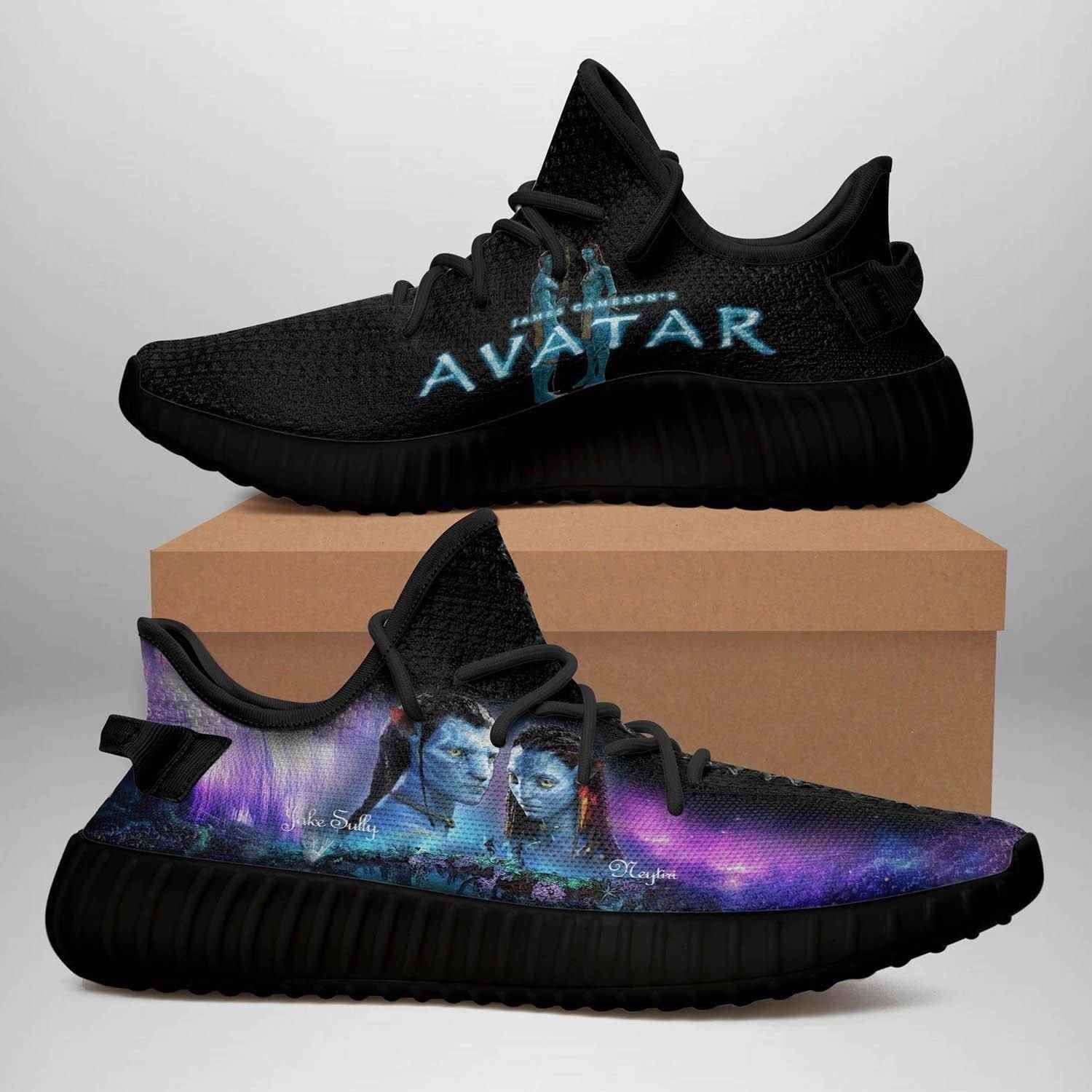 Avatar Black Edition Yeezy Boost Shoes Sport Sneakers