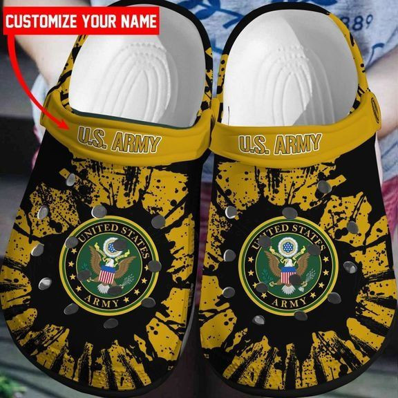 Veterans Clogs Shoes Nice US Army