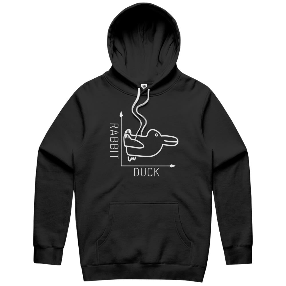 Wittgenstein Rabbit Duck Illusion Hoodie